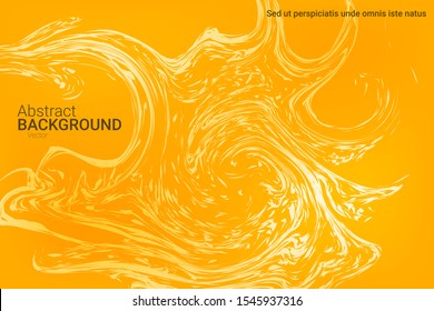 Flat particles of fluid dynamics for wallpaper design.  Abstract template.  Flat design style.  Vector business illustration.