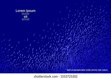 Flat particles of fluid dynamics for wallpaper design.  Abstract template.  Liquid wave modern background. Abstract vector illustration.
