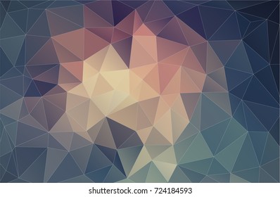 flat pastel color background with triangles shapes