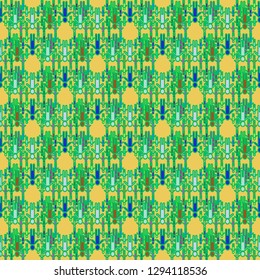 Flat pattern - colorful people background.