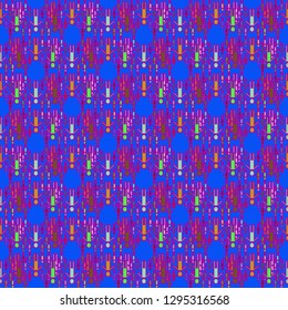 Flat pattern - colorful people background.