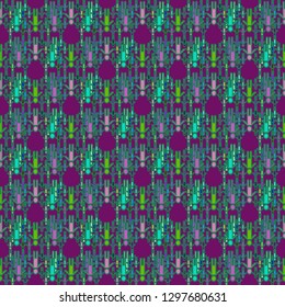 Flat pattern - colorful people background.