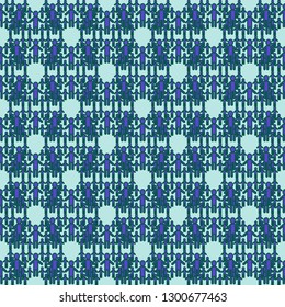 Flat pattern - colorful people background.