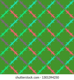 Flat pattern - colorful people background.