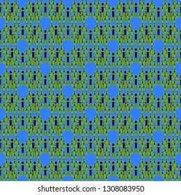Flat pattern - colorful people background.
