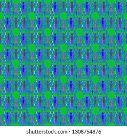 Flat pattern - colorful people background.
