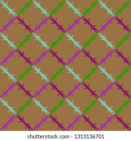 Flat pattern - colorful people background.