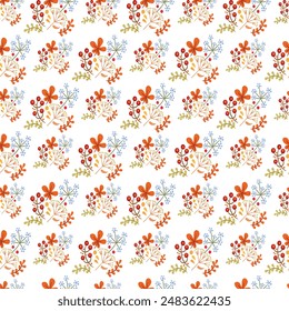 Diseño de patrón plano para la celebración de la temporada de otoño