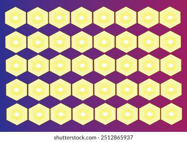 flat pattern segi enam background