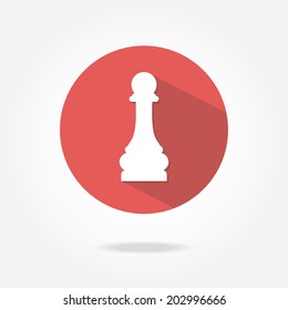 Flat pawn icon.