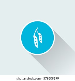 flat peas icon