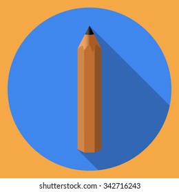 flat pencil