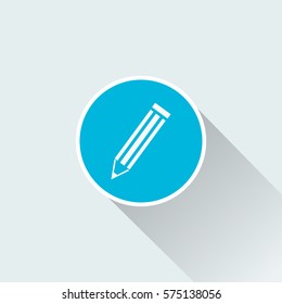 flat pencil icon