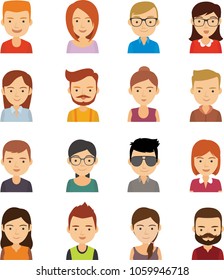 Flat People Vector Stock Vector (Royalty Free) 1059946718 | Shutterstock