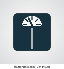 Flat Personal Scale icon