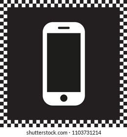 Flat phone icon
