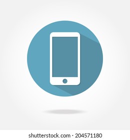 Flat phone icon.