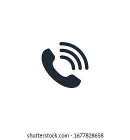 Flat phone icon symbol vector