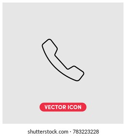 Flat Phone Vector Icon Illustration For Web And Mobile App.Ui/Ux