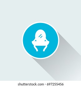 flat pier glass icon