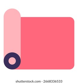 flach rosa Lesezeichen-Symbol für digitale Schnittstellen; ideal zum Lesen von Apps, Bibliotheken und Webdesign im Bildungsbereich.