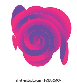 Flat pink and purple gradient mock up template background for web user interface design and poster or banner 
