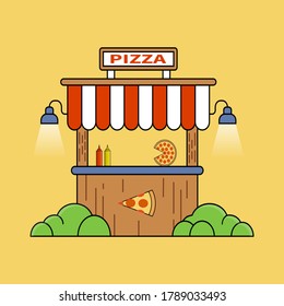 a Flat Pizza Hut VECTOR DESIGN