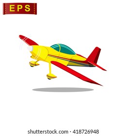 flat plane icon, vector airplane icon, isolated flying plane