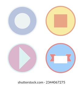 Icono de lista de símbolos de punto plano