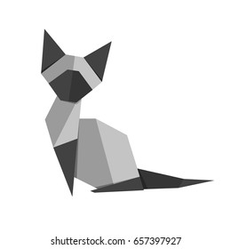 Flat Polygonal Cat.