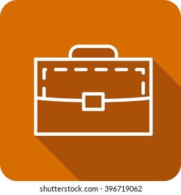 flat portfolio style icon with long shadows