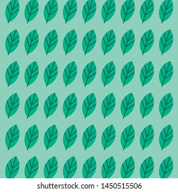 flat poster design. leaf vector poster