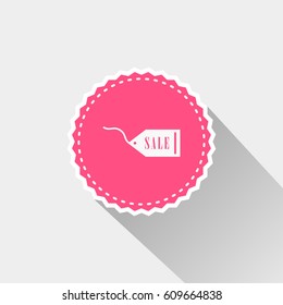 flat price tag icon