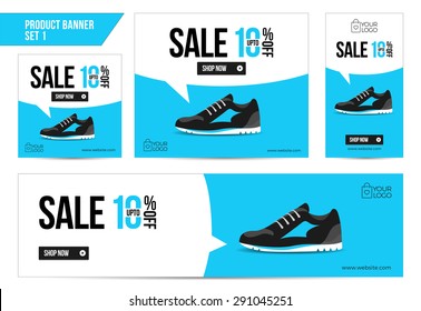 Flat Product Sale Shoe banner 10 off