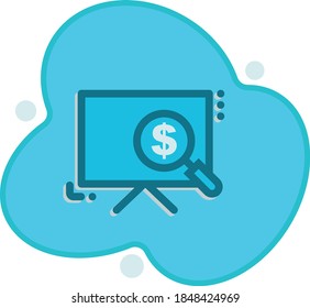 Icono plano con fines de lucro para cualquier sitio web de presentación de aplicaciones móviles