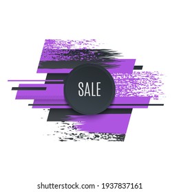 Flat promotion original banner, sales background, price tag