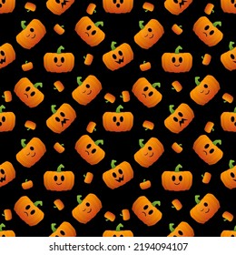 Flat pumpkin, gradient, pattern, autumn harvest