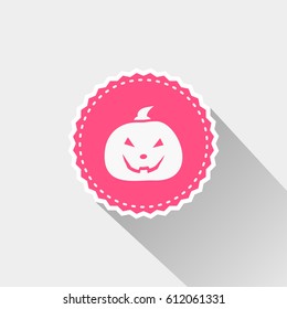 flat pumpkin icon