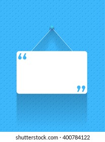 Flat Quotes Banner Design