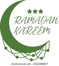 Flat Ramadan Mubarak wishes Ramazan month islamic blessing month. Ramadan Mubarak written in Arabic Beautiful Calligraphy best for using as Greeting Card