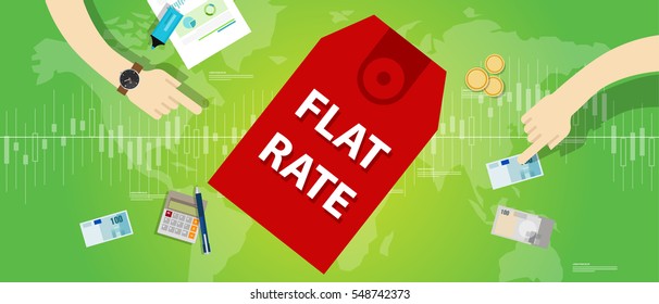 flat rate interest label finance discount label price