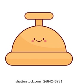 Flat Reception Bell Travel Vector
