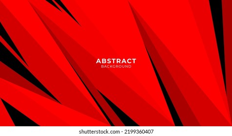 Flat red abstract background vector