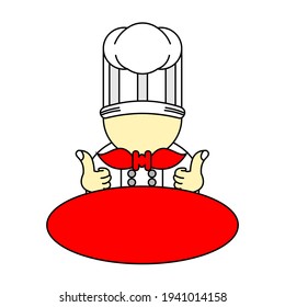 Flat restaurant logo design or restaurant design vector illustration