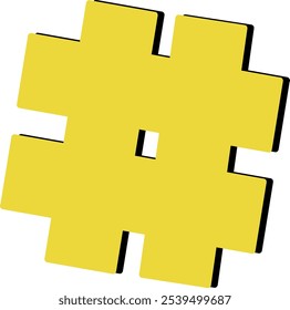 Flat Retro Abstract Geometric Shape