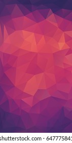 Flat Retro style Background of triangle shapes.