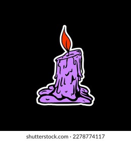 Flat Retro Style Vector Illustrations. Timeless and Trippy Beautiful Mystery Person Seamless Pattern with a Third Eye. Psychedelic Fashion Seamless Pattern.