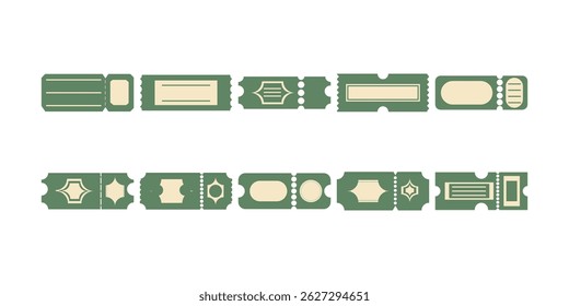 Colección de Vectores de Boletos Retro