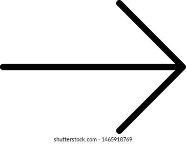 Flat Right Arrow Icon EPS 10. It can be really helpful while designing a mobile application.