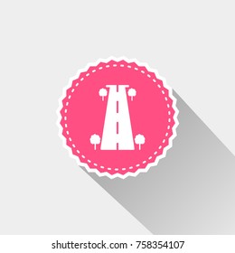 flat road icon